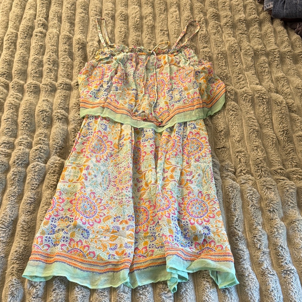 Ella Moss Multicolor Floral Mini Dress